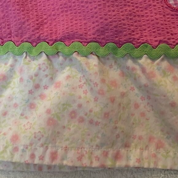 Size 6 Specialty Girl sleeveless zippered back closure pink butterflies dress - Picture 8 of 14